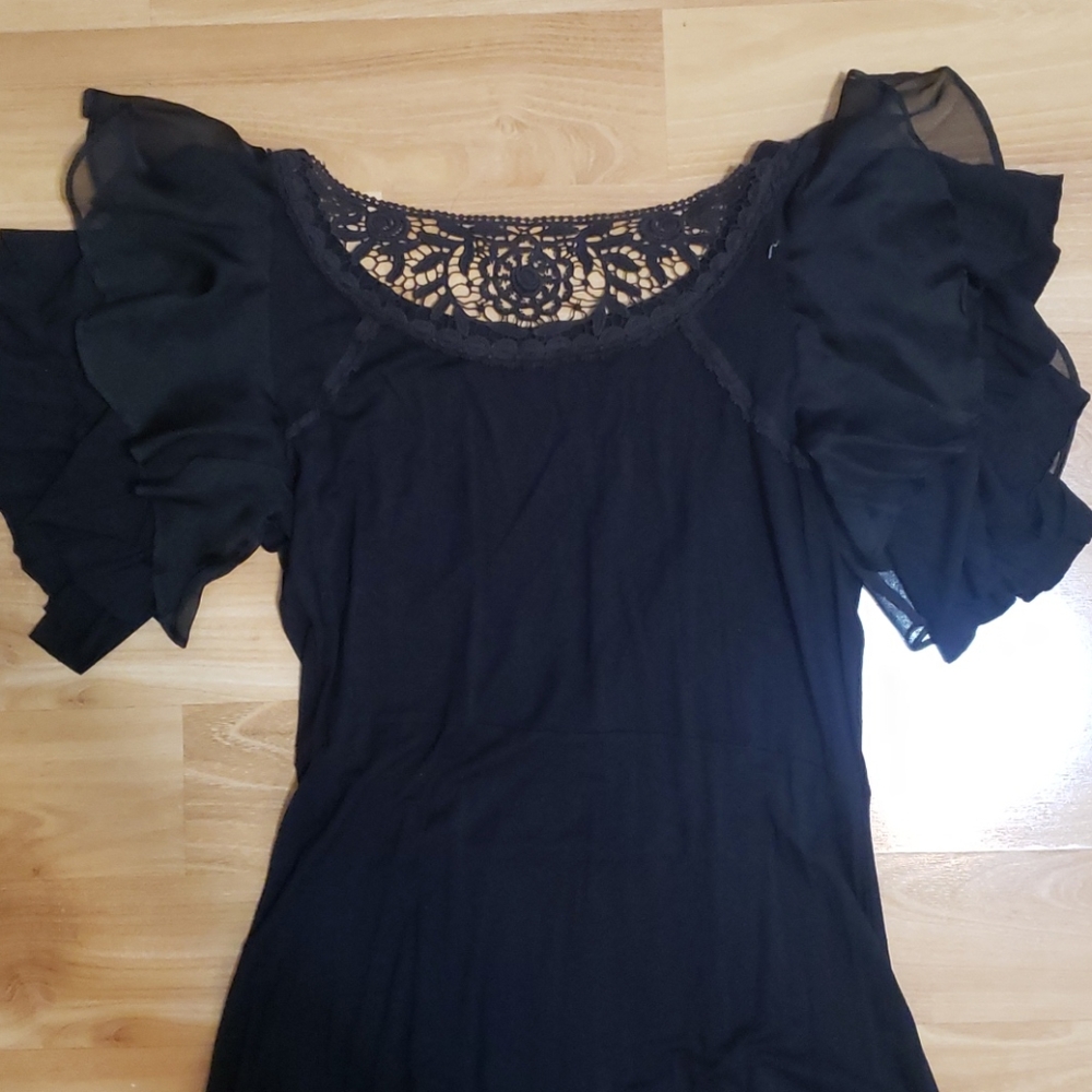 Free people backless maxi dress with train detail